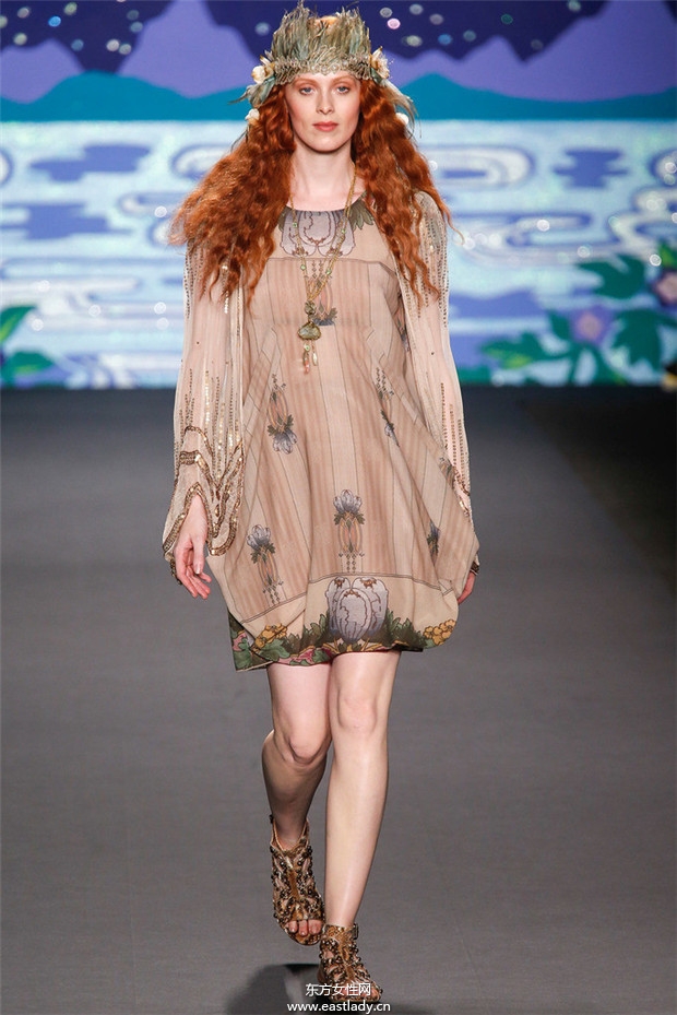 Anna Sui 2014春夏流行服饰时尚大片