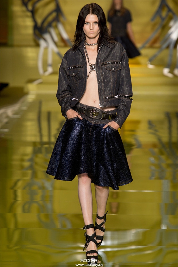 Versace（范思哲）2014春夏米兰时装周服装秀