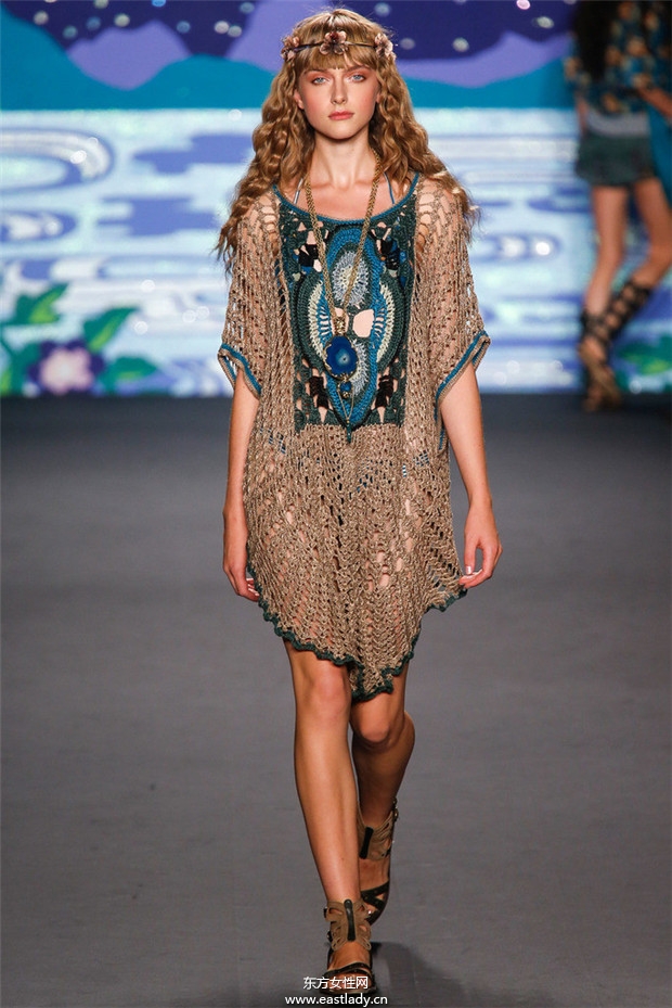 Anna Sui 2014春夏流行服饰时尚大片