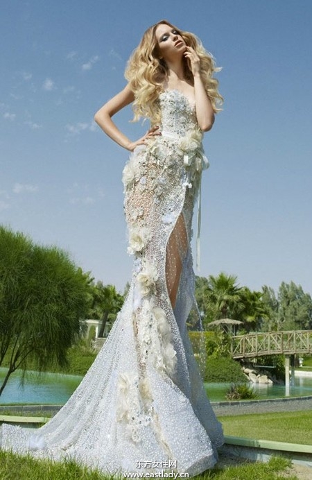 Shady Zeineldine让人惊艳的鱼尾裙礼服设计