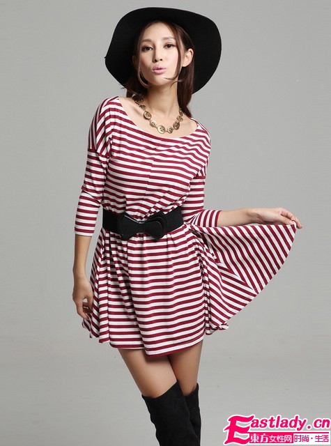 2012秋装新品大码宽松连衣裙  让你更加的多变和不同