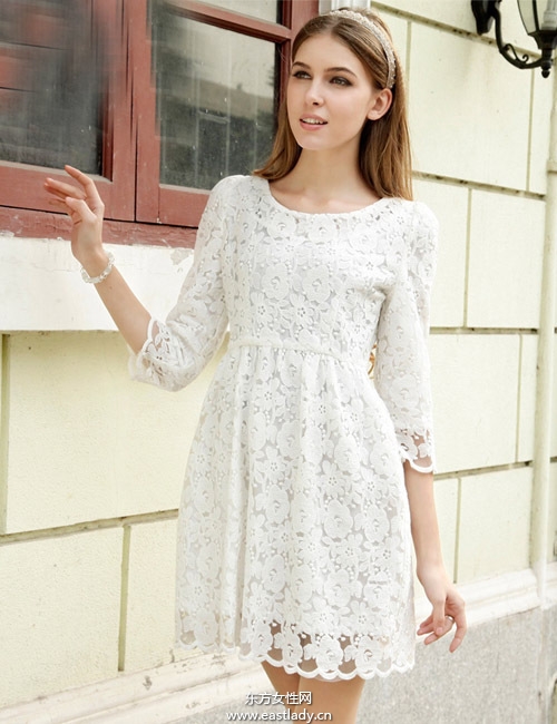 初春时尚连衣裙甜美温婉精致出彩