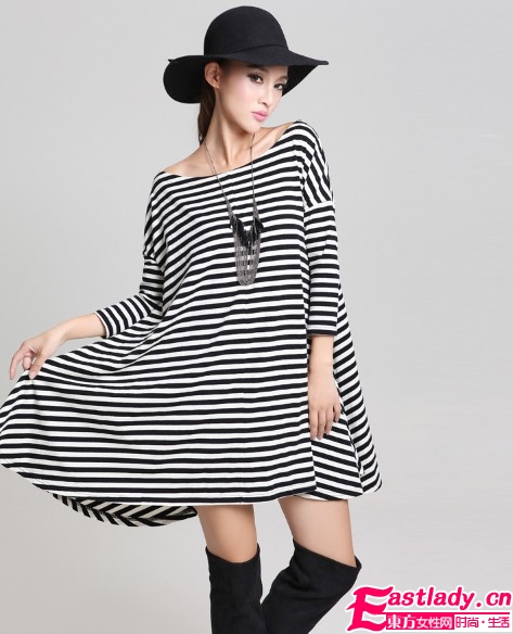 2012秋装新品大码宽松连衣裙  让你更加的多变和不同