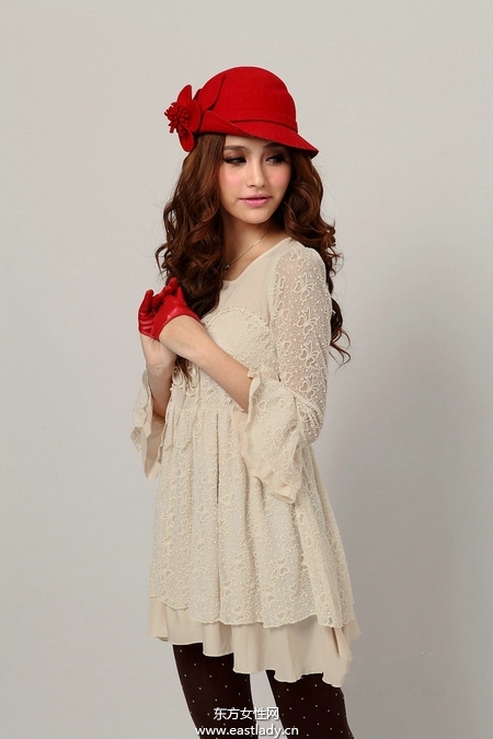 2013最新款蕾丝连衣裙风情万种又不失俏皮可爱