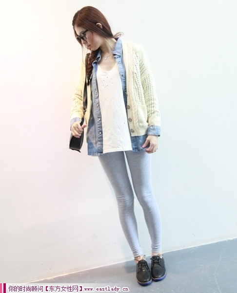 轻松搭配 镂空长袖针织衫旋风来袭