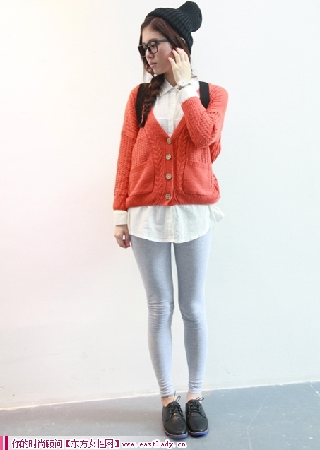 轻松搭配 镂空长袖针织衫旋风来袭