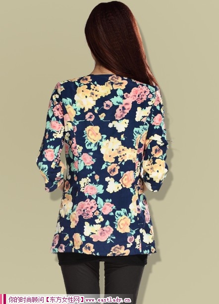 小小七分袖小西装 如夏花般美丽