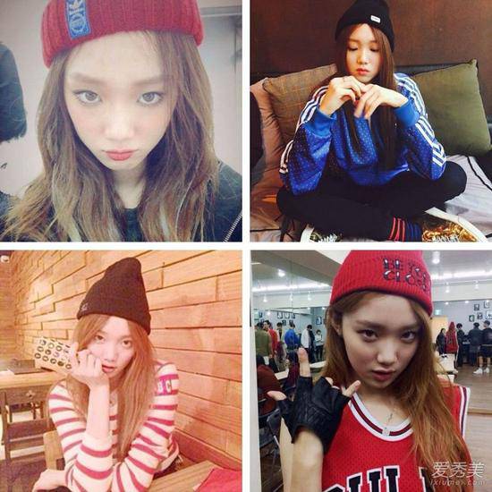 韩国90后icon李圣经 6种配件玩转街头少女风