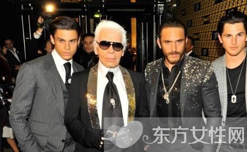 老佛爷后宫男宠都是90后 未来男神的接班人