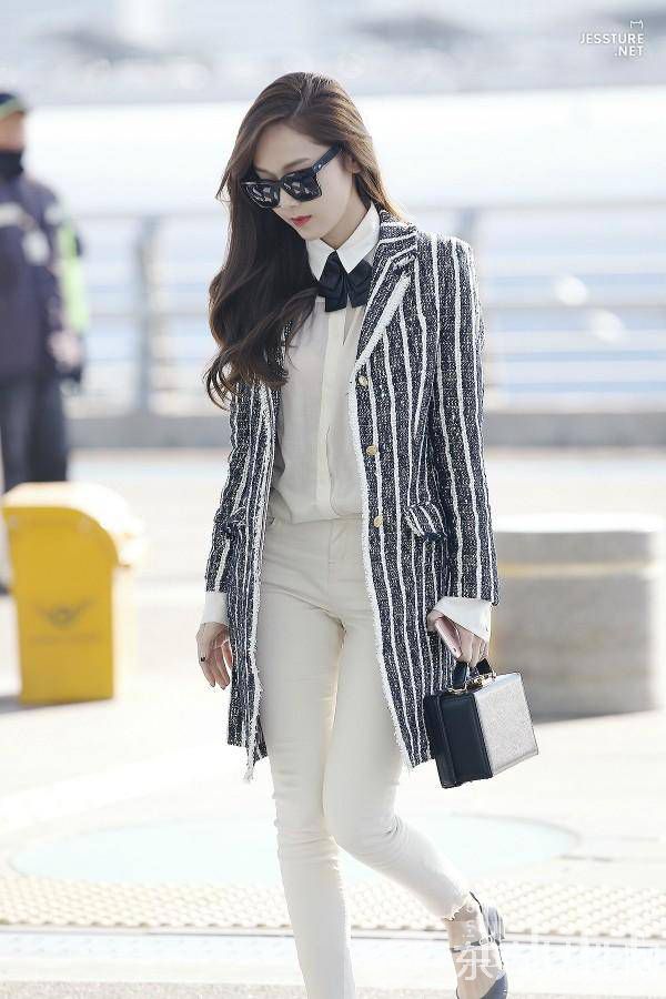 一日一look 跟Jessica郑秀妍学小清新时尚造型