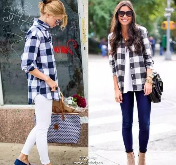 潮人教你格子衬衫怎么搭配最好看