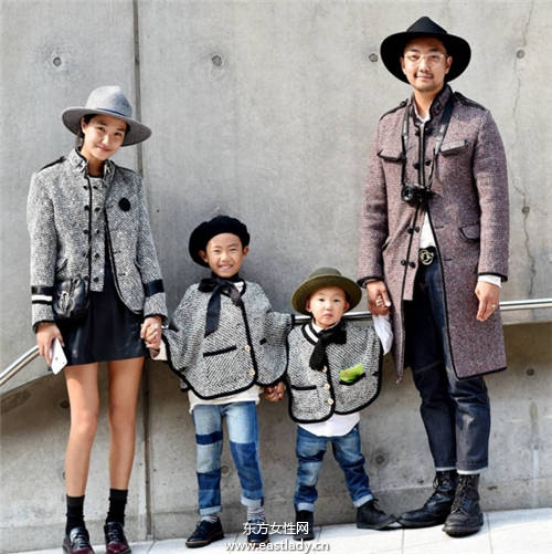 晒时尚不够 首尔时装周潮人晒娃成风