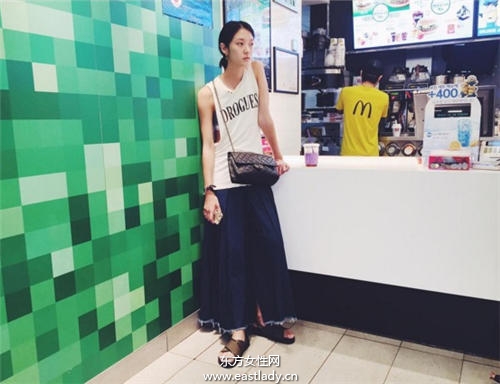 韩国超模姜素英中性美学正夯 时尚圈就爱这味