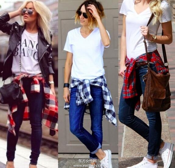 潮人教你格子衬衫怎么搭配最好看