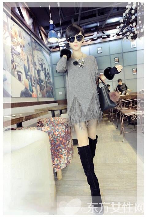 时尚百搭流苏连衣裙 怎么穿怎么美的时尚潮品