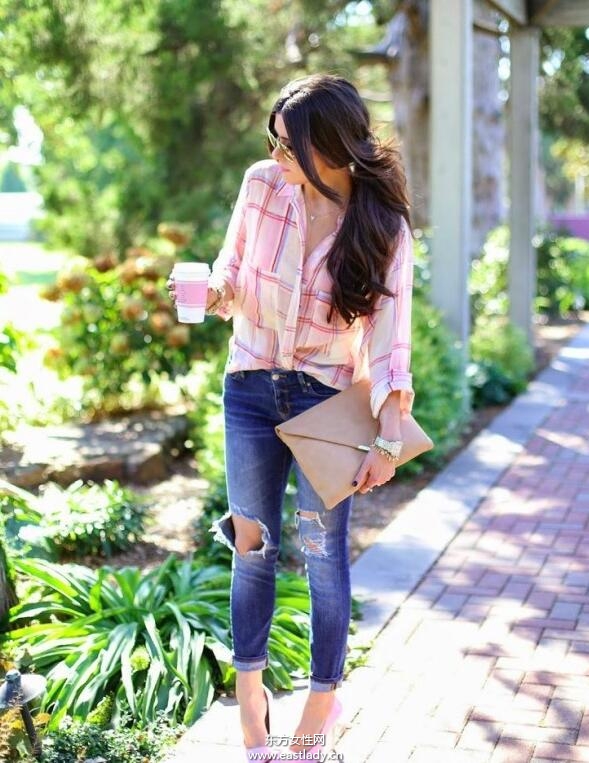 潮人教你格子衬衫怎么搭配最好看