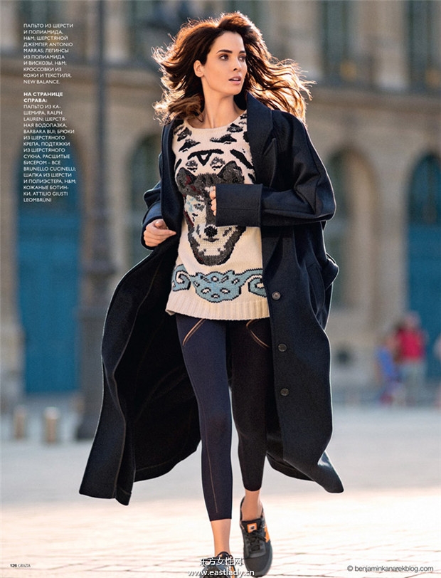 Hanaa Ben Abdesslem《Grazia》2014年9月俄罗斯版