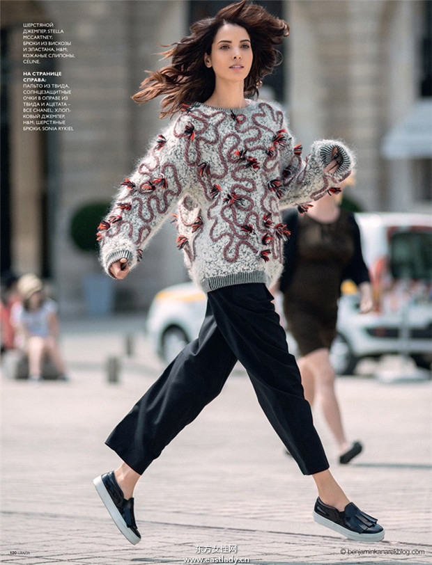 Hanaa Ben Abdesslem《Grazia》2014年9月俄罗斯版