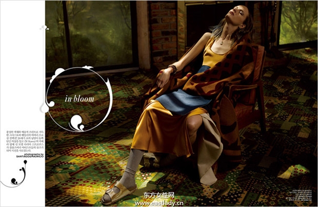 Daria Strokous《W》杂志2014年8月韩国版