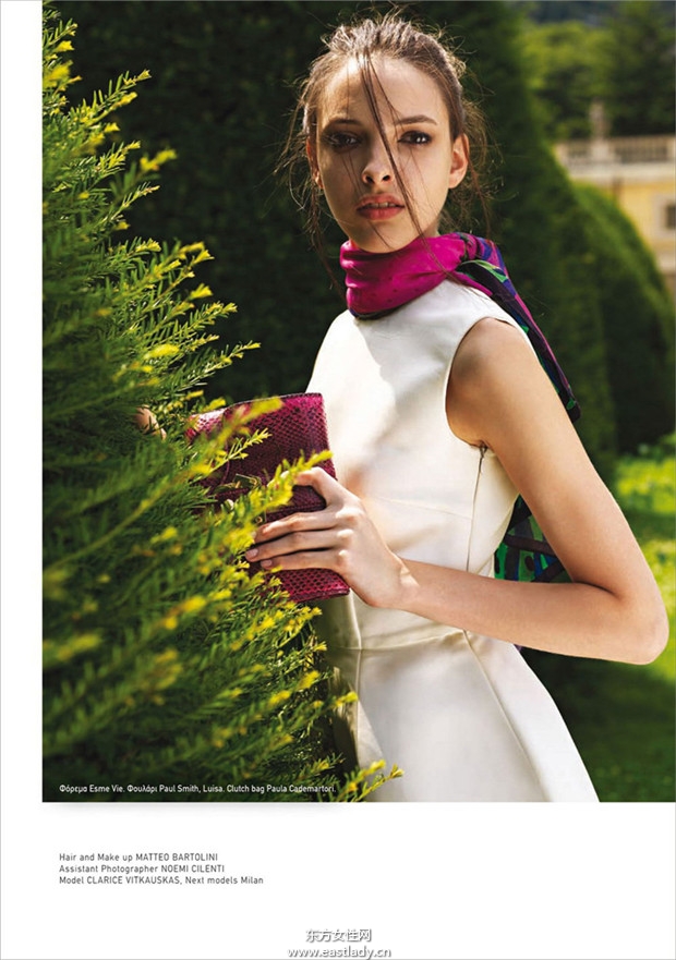 Clarice Vitkauskas《L’Officiel》2014年8月号希腊版