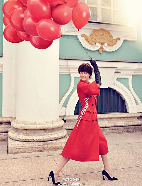 Lindsey Wixson《Vogue》2014年俄罗斯版