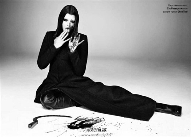 Marina & Crystal《Vogue》2014年8月克兰版