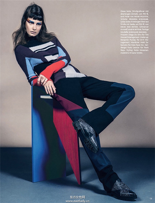 Ophelie Guillermand《Vogue》2014年7月德国版