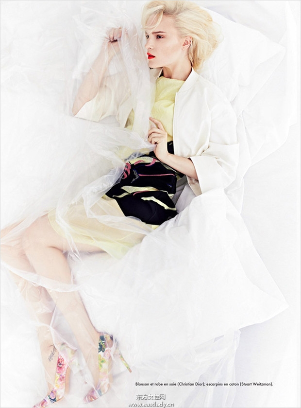 Charlotte Tomas《Elle》2014年4月加拿大版