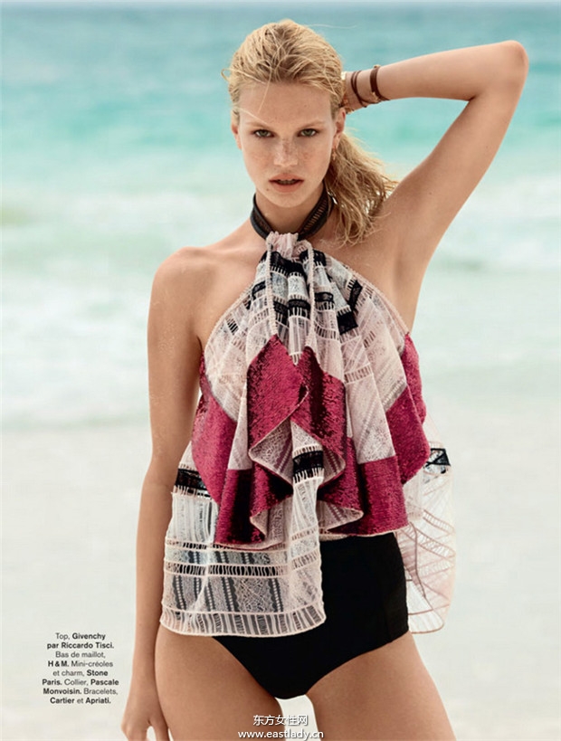 Nadine Leopold《Glamour》2014年6月法国版