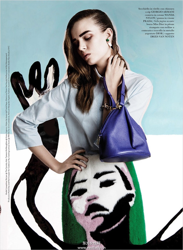 Josephine Skriver《FLAIR》2014年4月版