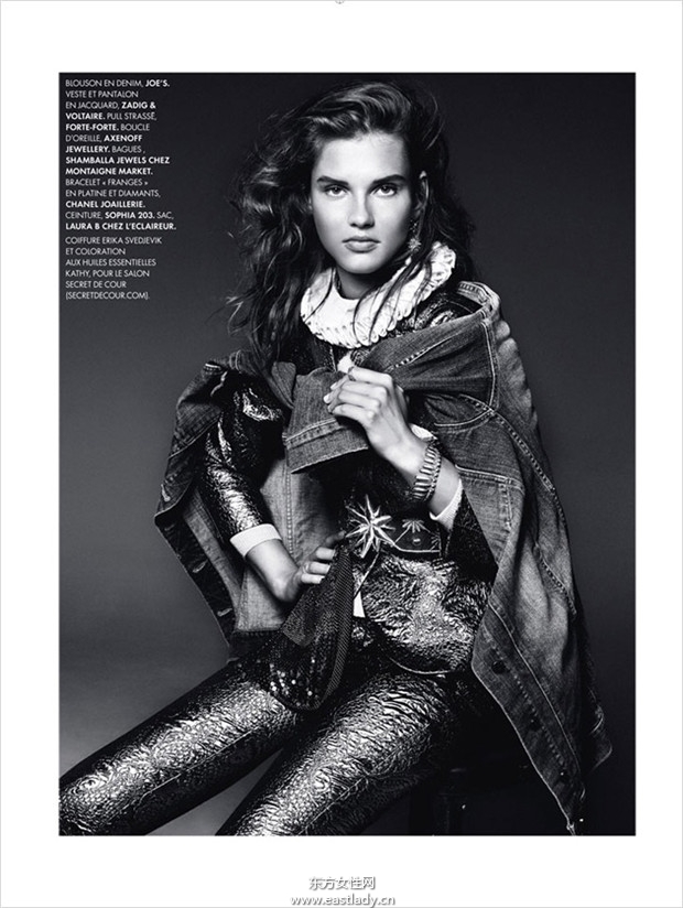 立陶宛超模Giedre Dukauskaite 2014新春时尚大片