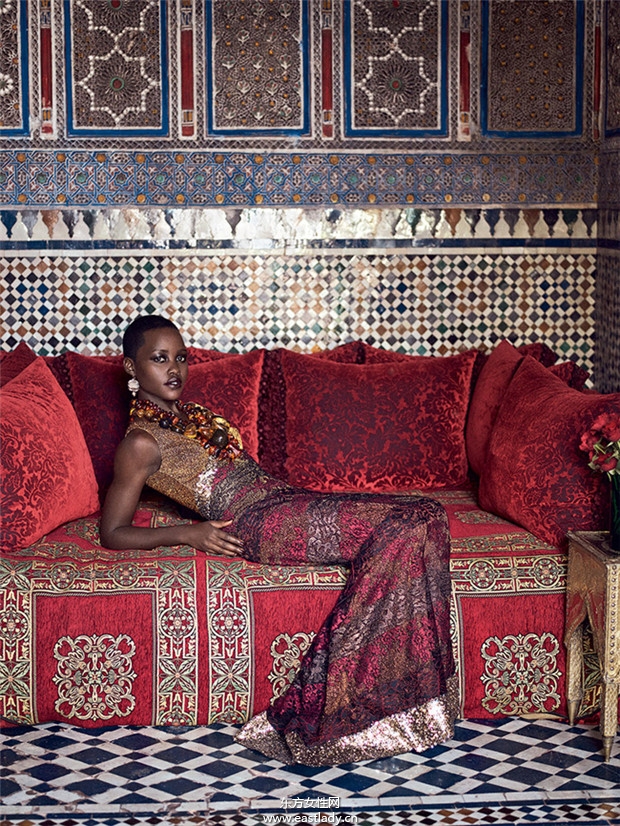 Lupita Nyong’o《Vogue》2014年7月美国版