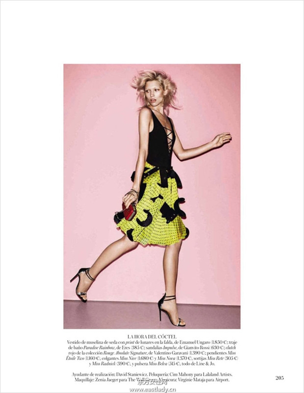 Hana Jirickova《Vogue》2014年6月西班牙版