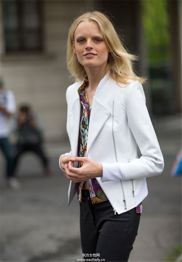 Hanne Gaby Odiele 2014春夏米兰时装周服装秀