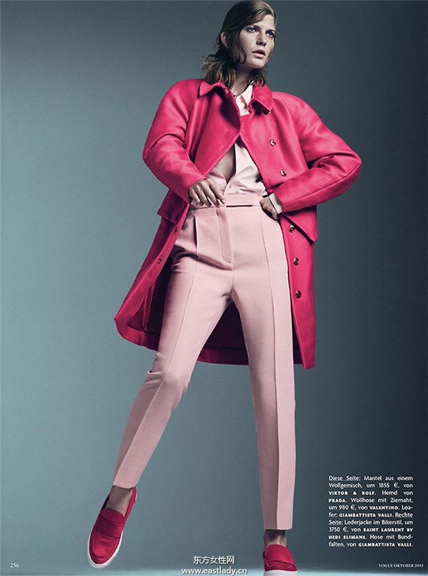 Valerija Kelava《Vogue》2013年10月德国版