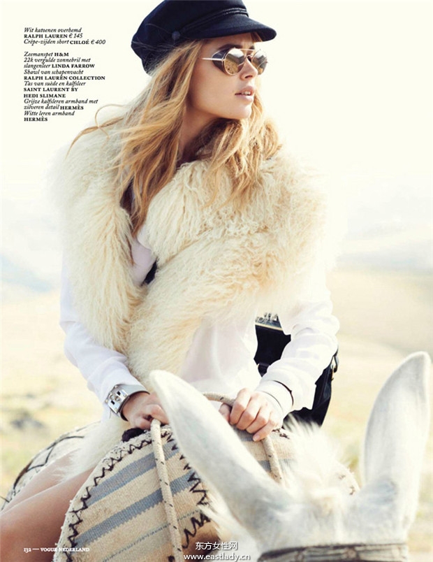 Doutzen Kroes 2013年9月份《Vogue》荷兰版