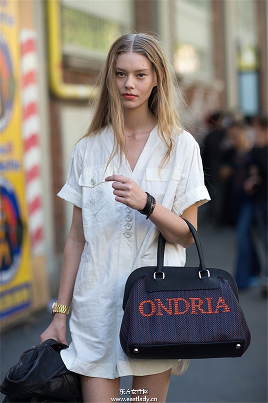 米兰时装周模特们引领时尚风潮