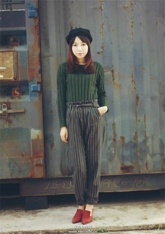 明星示范铅笔裤穿出个性好身材