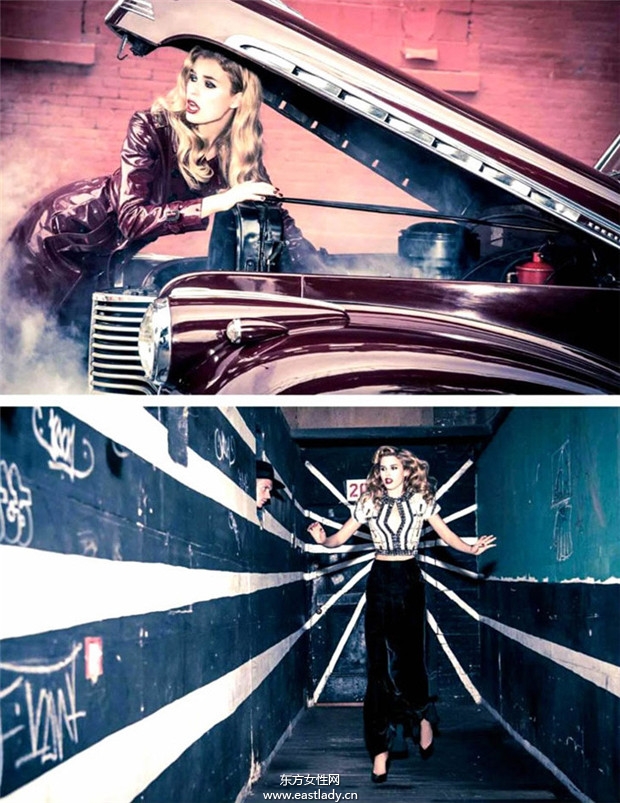 Keke Lindgard 《Glamour》2013年9月英国版