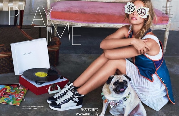 Marloes Horst《Elle 》2014年1月法国版