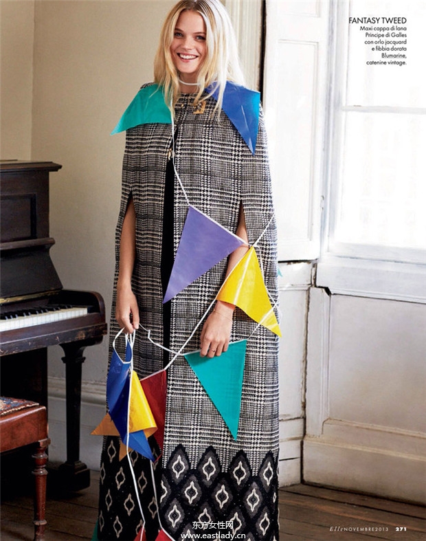 Gabriella Wilde《Elle》2013年11月号意大利版
