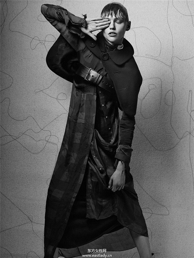 Sasha Pivovarova《Interview》杂志2013年10月号