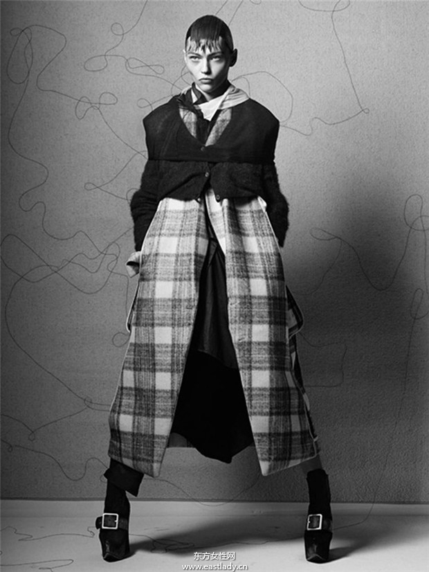 Sasha Pivovarova《Interview》杂志2013年10月号