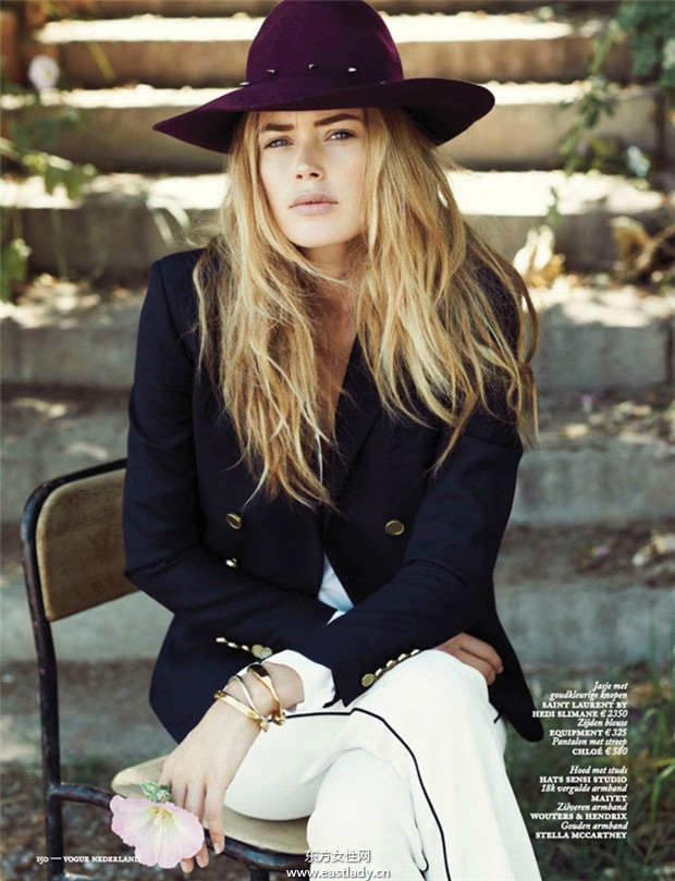 Doutzen Kroes 2013年9月份《Vogue》荷兰版