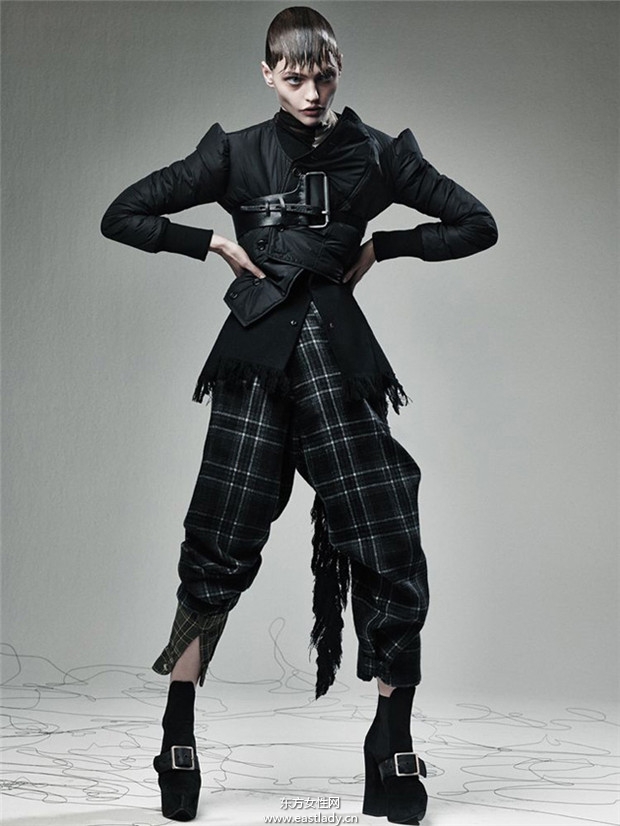 Sasha Pivovarova《Interview》杂志2013年10月号