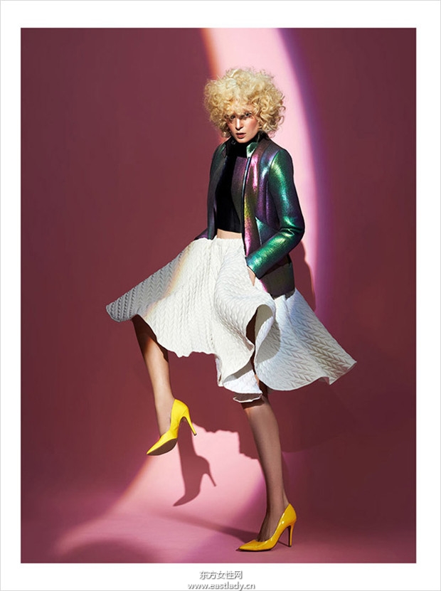 Charlotte 2013年9月份《Elle》波兰版