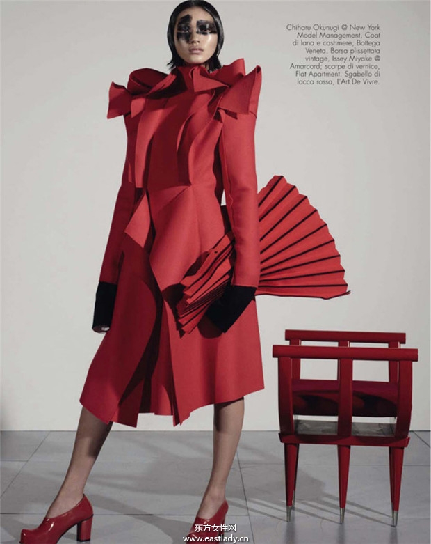 Amanda Murphy 2013年8月份《Vogue》意大利版