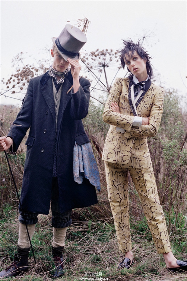 Edie Campbell《Vogue》2013年12月美国版