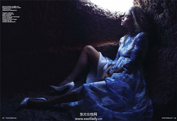 Doutzen Kroes 2013年9月份《Vogue》荷兰版