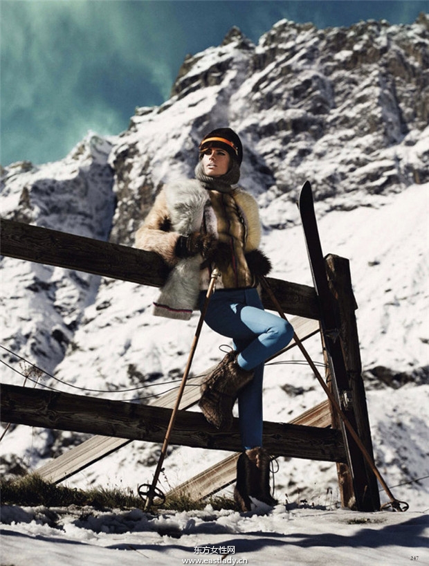 Julia Stegner《Vogue》2013年12月德国版